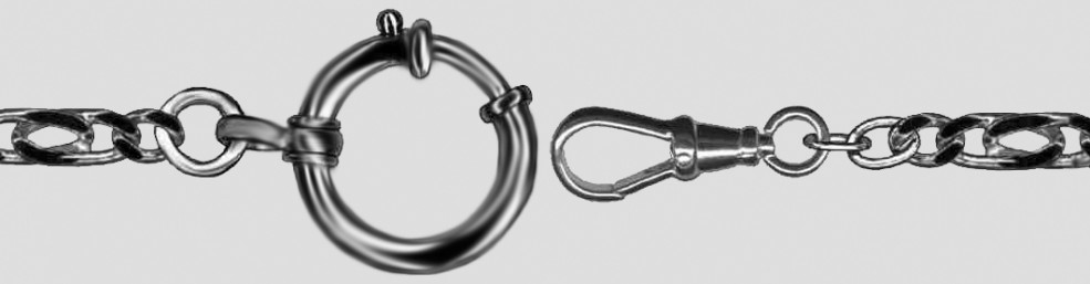 Watch chain Figaro soldered 4.7mm