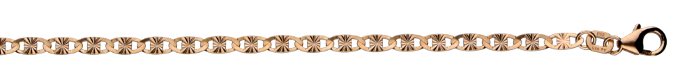 Necklet Tiger's eye chain chain width 2.7mm