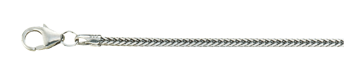 Necklet Foxtail chain chain width 1.6mm