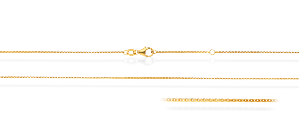 Collier mit Zwischenöse Anker flach 1.2mm