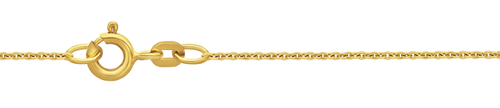 Bracelet Anchor round chain width 1.1mm