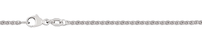 Bracelet Wheat chain chain width 1.7mm