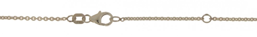 Collier mit Zwischenöse Anker rund 1.5mm