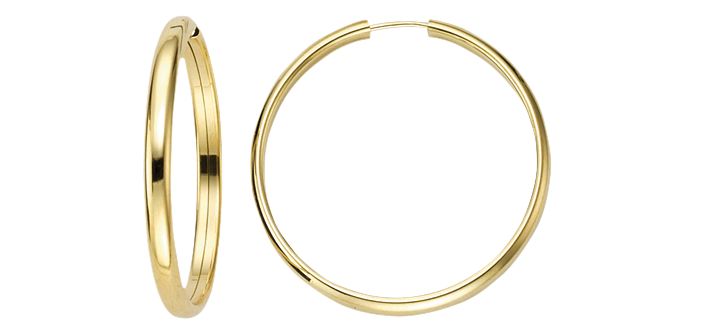 Earring ear hoops 3,9 mm