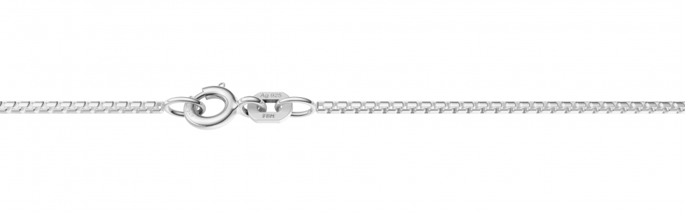 Necklace Round box chain 1.2mm