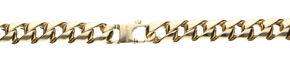 Necklace Curb chain hollow