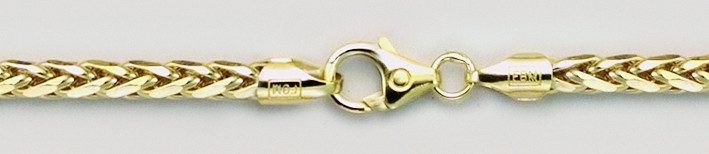 Collier Zopf hohl 2.7mm