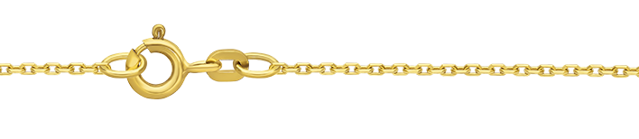 Collier Anker diamantiert 1.3mm