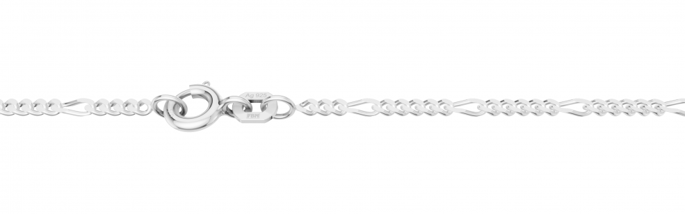 Necklace Figaro diamond cut 1.9mm