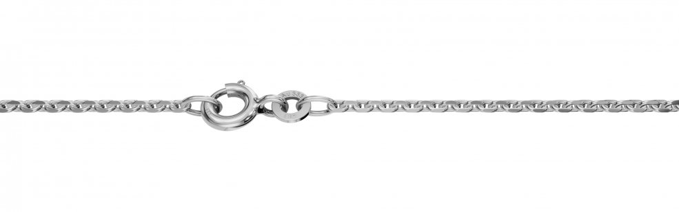 Necklace Anchor diamond cut 1.7mm