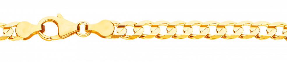 Necklace Curb chain wide 5.5mm