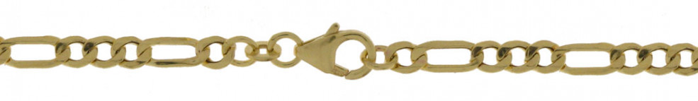 Necklace Figaro hollow