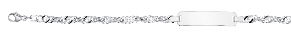 Id-Armband Singapur 3.4mm