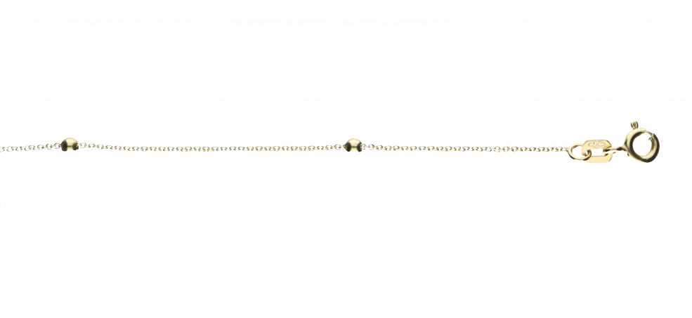 Collier mit Zwischenöse Anker rund