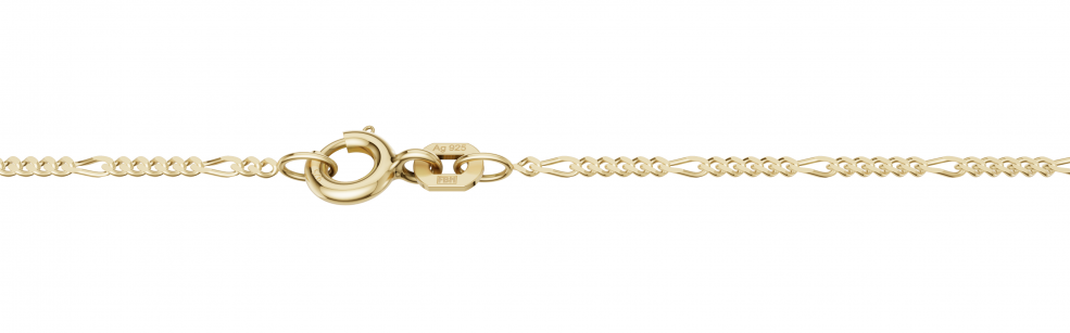 Necklace Figaro diamond cut 1.5mm