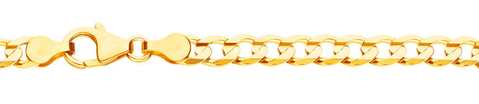 Bracelet Curb chain wide chain width 5.5mm