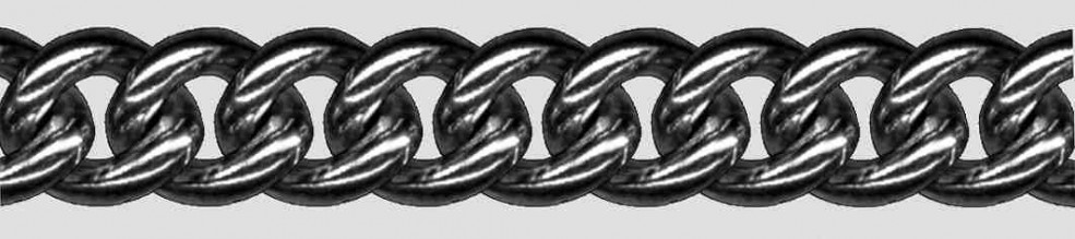 Bracelet Curb chain round 15.6mm
