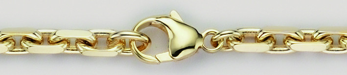 Bracelet Anchor diamond cut 4.5mm