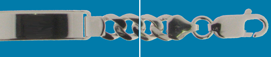 Id-Bracelet Curb Chain 7.5mm