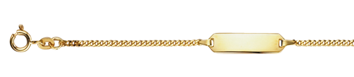 Id-Bracelet Curb chain 1.7mm