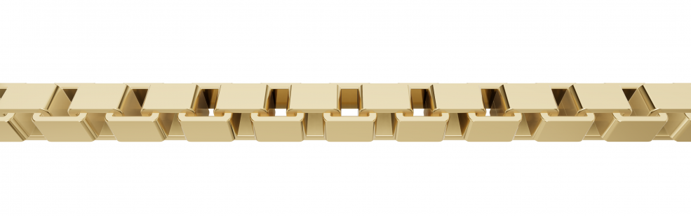 Bracelet incl.loop Box chain 1.4mm