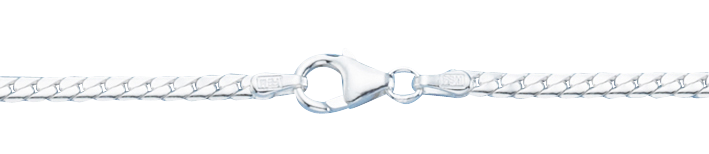 Collier Panzer oval 2.8mm