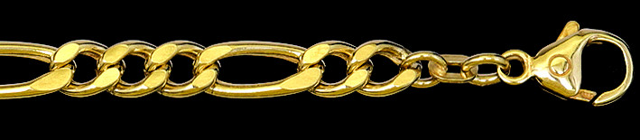 Bracelet Figaro hollow 5.3mm
