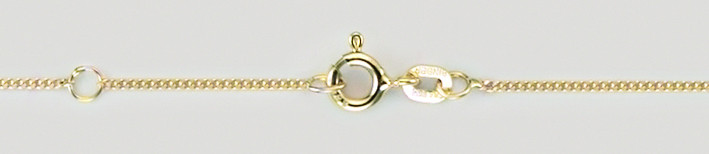 Collier mit Zwischenöse Panzer 1.1mm