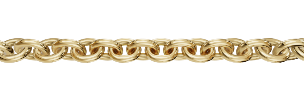 Collier mit Zwischenöse Anker rund 2mm
