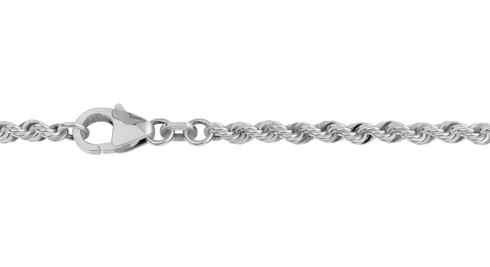 Bracelet Rope chain solid 2.6mm